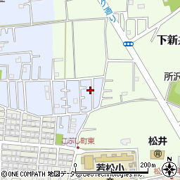 埼玉県所沢市若松町1111-15周辺の地図