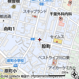 埼玉県川口市原町6-25周辺の地図