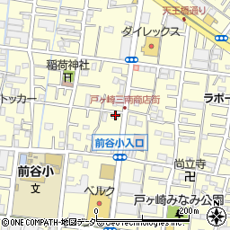 埼玉県三郷市戸ヶ崎2丁目573周辺の地図