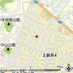 埼玉県所沢市上新井4丁目55-46周辺の地図