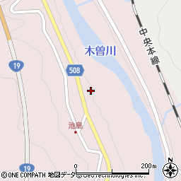 株式会社原鉄　木曽営業所周辺の地図