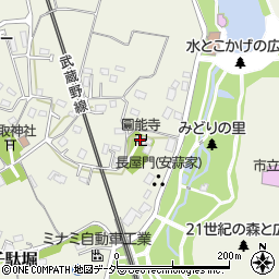 千葉県松戸市千駄堀734-1周辺の地図