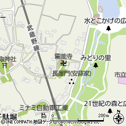 千葉県松戸市千駄堀734-1周辺の地図