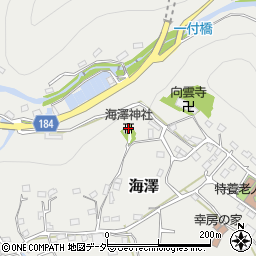 海澤神社周辺の地図