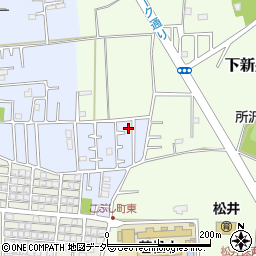 埼玉県所沢市若松町1111-10周辺の地図