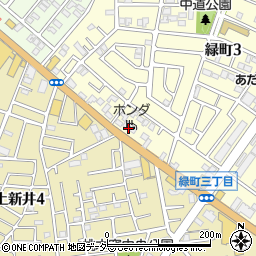 株式会社ホンダカーズ狭山中央　新所沢店サービス工場周辺の地図