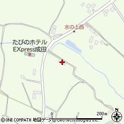 千葉県成田市新田383周辺の地図