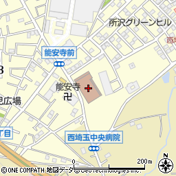 所沢西郵便局周辺の地図