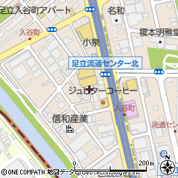 東京都足立区入谷7丁目16-7周辺の地図