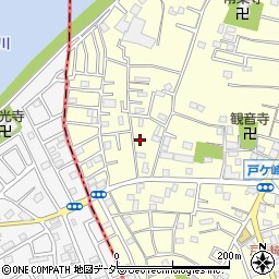 埼玉県三郷市戸ヶ崎3193周辺の地図