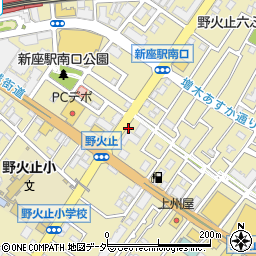東京信用金庫新座支店周辺の地図