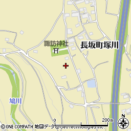 山梨県北杜市長坂町塚川2443周辺の地図