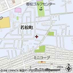 埼玉県所沢市若松町周辺の地図