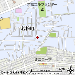 埼玉県所沢市若松町周辺の地図