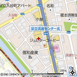 東京都足立区入谷7丁目16周辺の地図