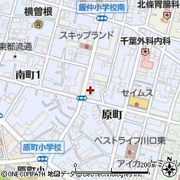 埼玉県川口市原町6-29周辺の地図