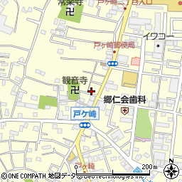 埼玉県三郷市戸ヶ崎2155周辺の地図