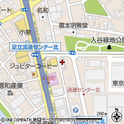 東京都足立区入谷7丁目7-22周辺の地図