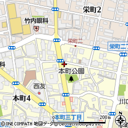 川口本町第４駐車場周辺の地図