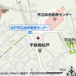 千葉県松戸市千駄堀1845周辺の地図