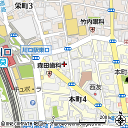 武田塾　川口校周辺の地図