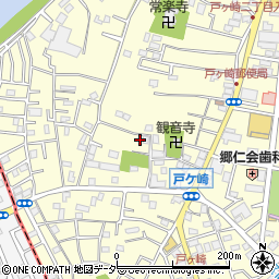 埼玉県三郷市戸ヶ崎3208周辺の地図