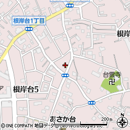ファミリーマート朝霞根岸台四丁目店周辺の地図