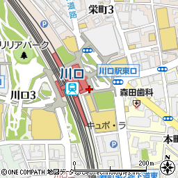 Ｐａｒｋｉｎｇ　ｉｎ　川口東口駅ビル駐車場周辺の地図