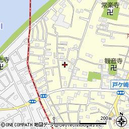 埼玉県三郷市戸ヶ崎3191周辺の地図