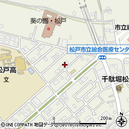 千葉県松戸市千駄堀1550周辺の地図