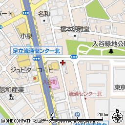 東京都足立区入谷7丁目7-24周辺の地図