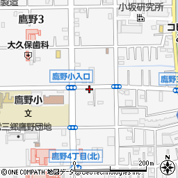 埼玉県三郷市鷹野周辺の地図