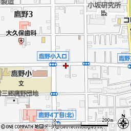埼玉県三郷市鷹野周辺の地図