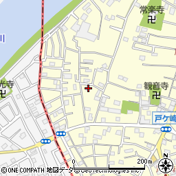 埼玉県三郷市戸ヶ崎3191-3周辺の地図