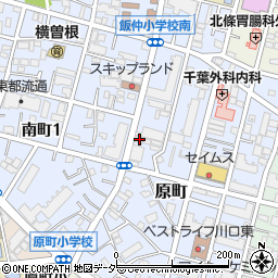 埼玉県川口市原町6-33周辺の地図