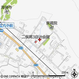 東京都青梅市二俣尾周辺の地図