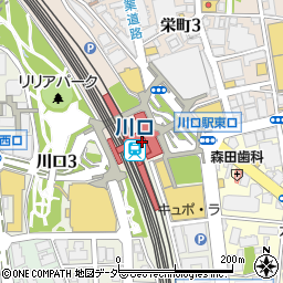てもみん川口駅店周辺の地図