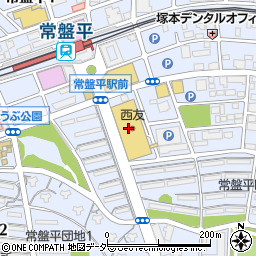 株式会社伊藤楽器　ヤマハ音楽教室常盤平センター周辺の地図