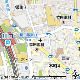 埼玉県勤労者生活協同組合　本部周辺の地図