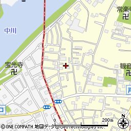 埼玉県三郷市戸ヶ崎3176周辺の地図