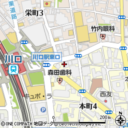 歌広場 川口店周辺の地図