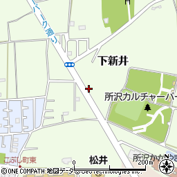 埼玉県所沢市下新井1286-7周辺の地図