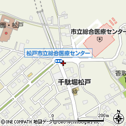 千葉県松戸市千駄堀1844-1周辺の地図