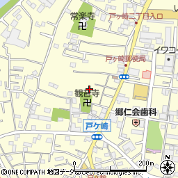 埼玉県三郷市戸ヶ崎2166周辺の地図