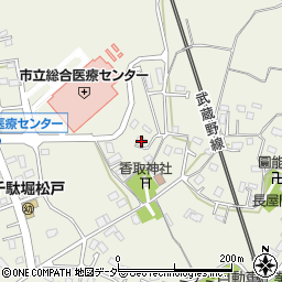 千葉県松戸市千駄堀973周辺の地図