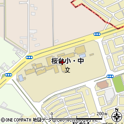 白井市立桜台中学校周辺の地図