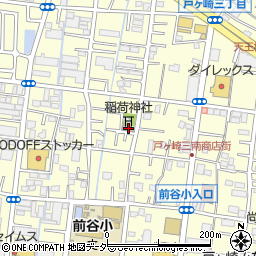 埼玉県三郷市戸ヶ崎2丁目496周辺の地図