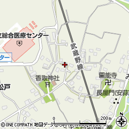 千葉県松戸市千駄堀951-1周辺の地図