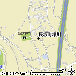 山梨県北杜市長坂町塚川2079周辺の地図