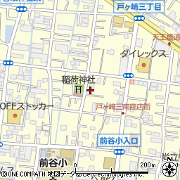 埼玉県三郷市戸ヶ崎2丁目544-7周辺の地図